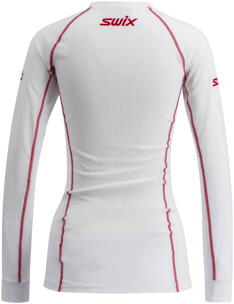 Bild 2 för Swix Racex Classic Long Sleeve W Bright White/Swix Red