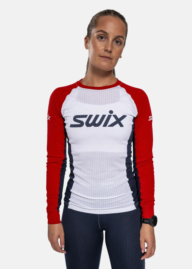 Bild 1 för Swix Racex Classic Long Sleeve W Swix Red/Bright White