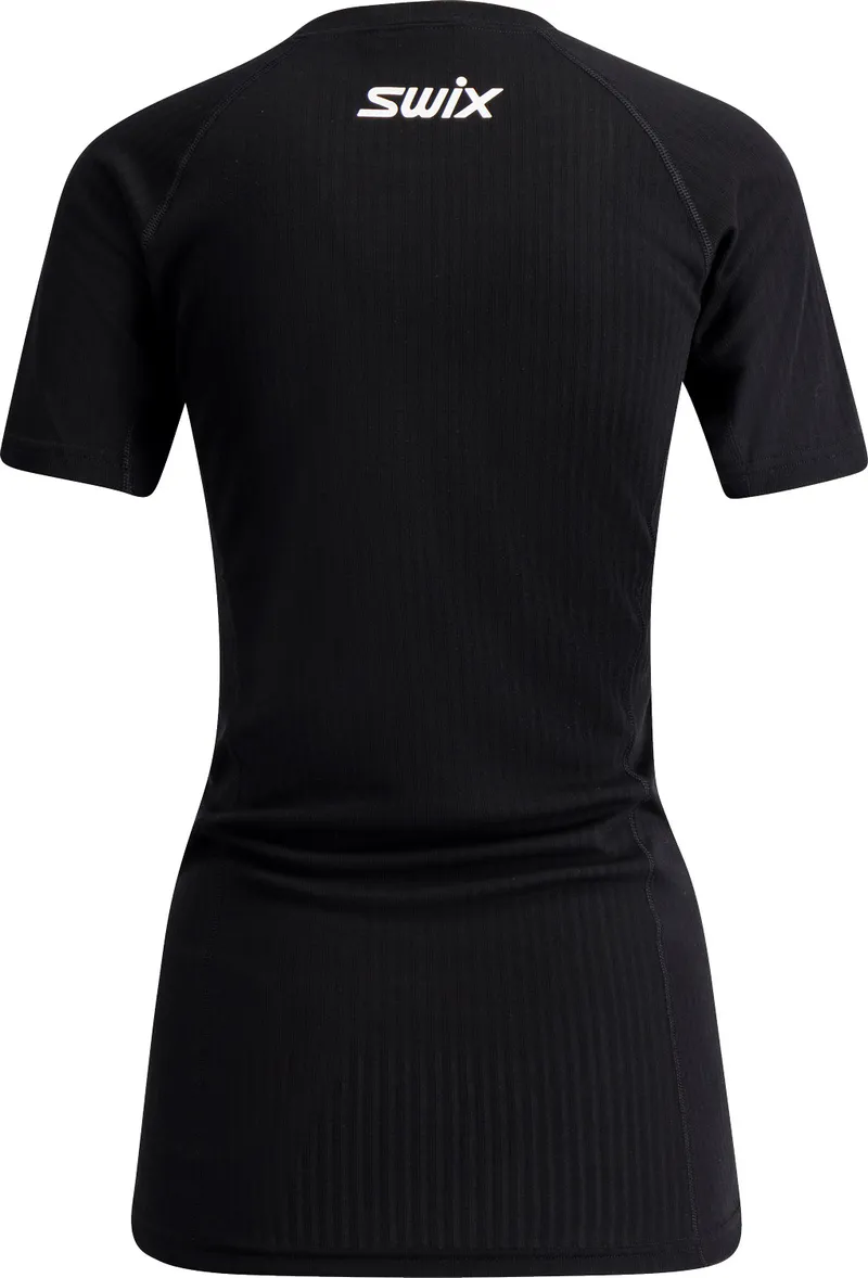 Bild 2 för Swix RaceX Classic Shortsleeve W Dam Svart L | Underställ Tröja