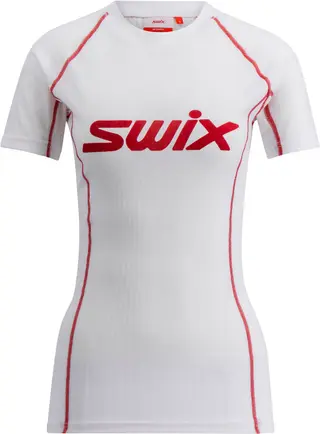 Produktfoto för Swix V Racex Classic ShortSleeve W Bright White/Swix Red