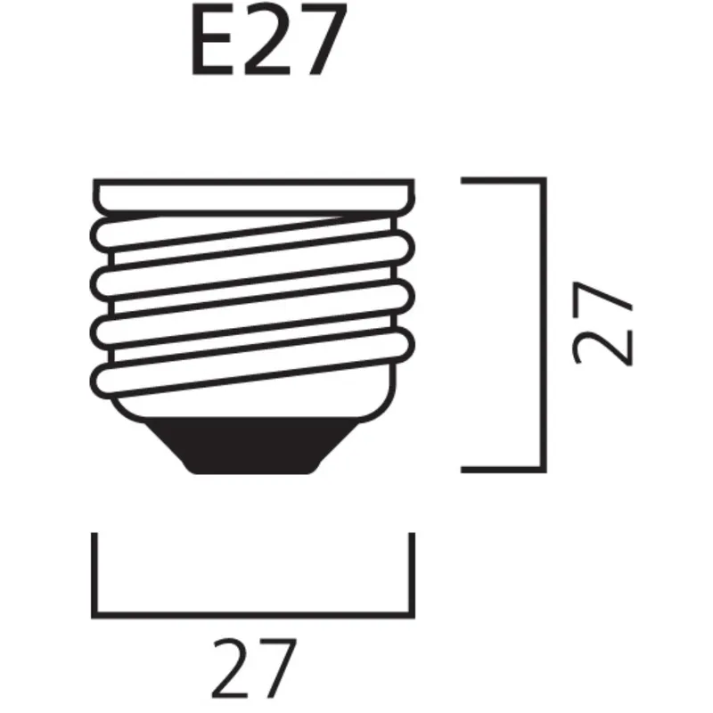 Bild 2 för Sylvania ToLEDo Retro Ball Dimmable V5 CL 470LM 827 E27 SL