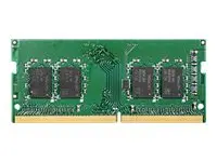 Produktfoto för Synology - DDR4 - modul - 4 GB - SO DIMM 260-pin - 2666 MHz / PC4-21300 - 1.2 V - ej buffrad - icke ECC - för Deep Learning NVR DVA3219