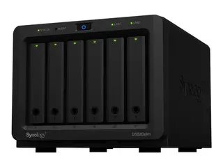 Produktfoto för Synology Disk Station DS620slim - NAS-server - 6 fack - SATA 6Gb/s - RAID RAID 0, 1, 5, 6, 10, JBOD - RAM 2 GB - Gigabit Ethernet - iSCSI support