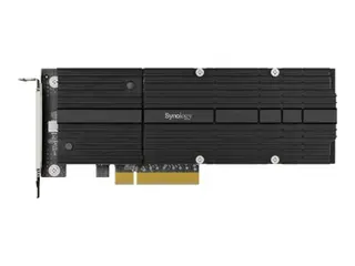 Produktfoto för Synology M2D20 - Gränssnittsadapter - M.2 NVMe Card - PCIe 3.0 x8 - för Synology SA3400, SA3600  Disk Station DS1618, DS1819, DS2419  RackStation RS2418, RS820