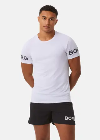 Produktfoto för T-SHIRT BJÖRN BORG VIT M | Beijerbygg Byggmaterial