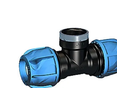 Alternativ bild 0 för T-stk. 32mm x 1 mf. x 32mm - iJOINT PN16. PP-NBR