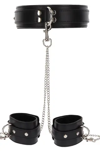 Produktfoto för Taboom Heavy Collar & Wrist Cuffs Halsband & handbojor