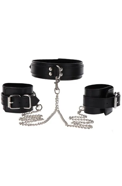 Bild 2 för Taboom Heavy Collar & Wrist Cuffs Halsband & handbojor