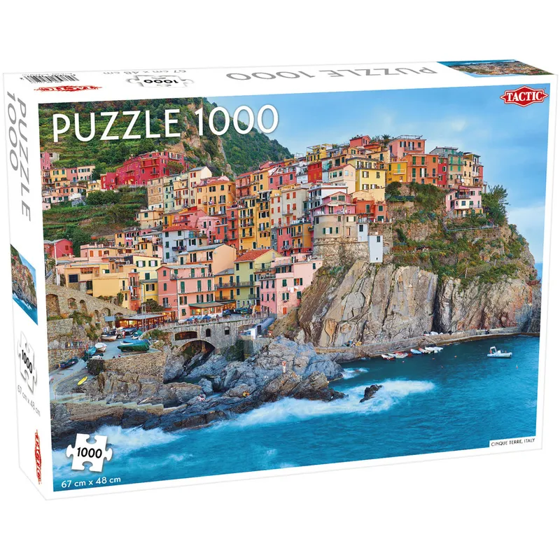 Alternativ bild 0 för Tactic Cinque Terre, Italien 1000 st, 1000 stk, By, 9 År