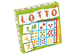 Produktfoto för Tactic Frugter og tal Lotto