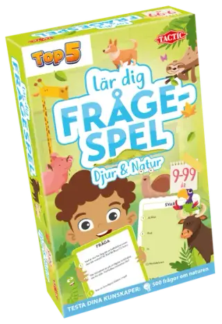 Produktfoto för Tactic Lär dig Frågespel Djur & Natur
