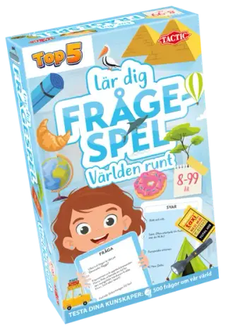 Produktfoto för Tactic Lär dig Frågespel Världen runt