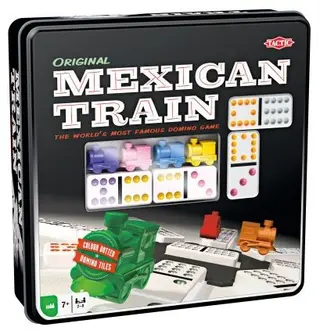 Produktfoto för Tactic Mexican Train Tin Box, Barn, Kartong, Plast, Pojke/flicka, Mexican Train, 7 År, 99 År