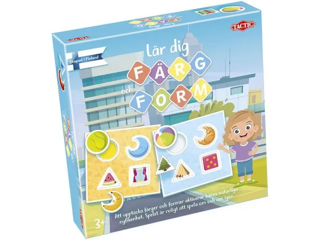 Alternativ bild 0 för TACTIC Spel Lär dig om färg och form 3+