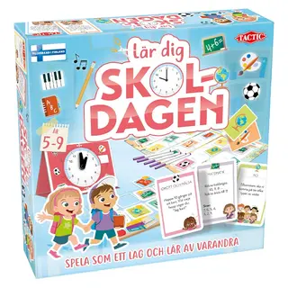 Produktfoto för TACTIC Spel Lär dig skoldagen