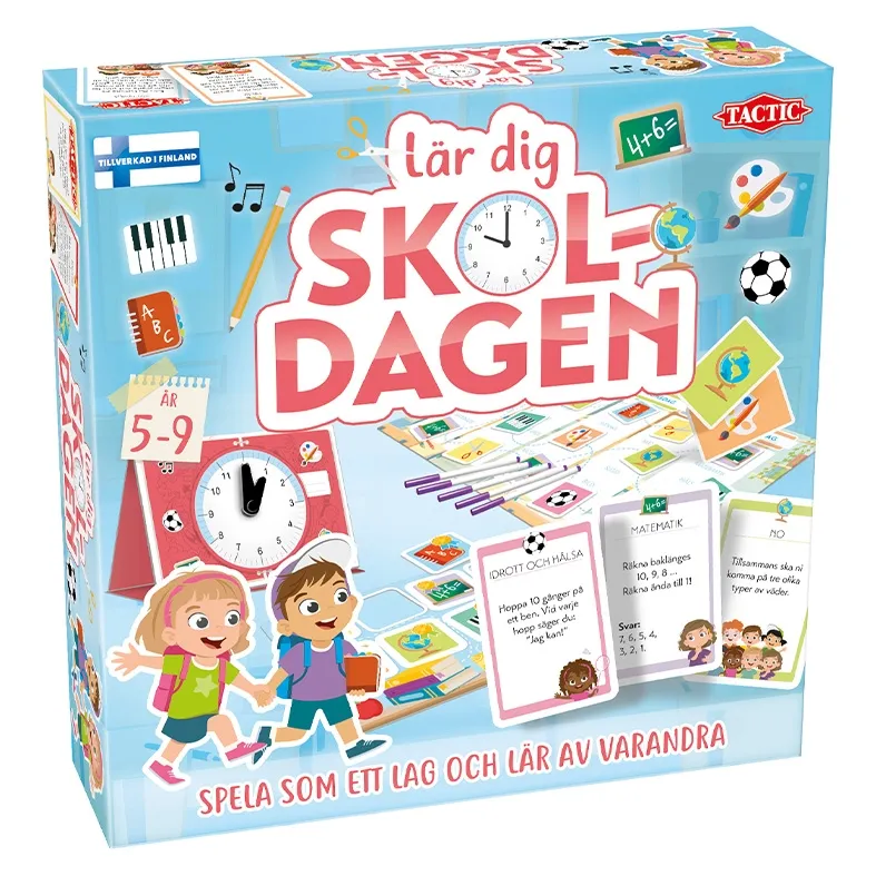 Alternativ bild 0 för TACTIC Spel Lär dig skoldagen