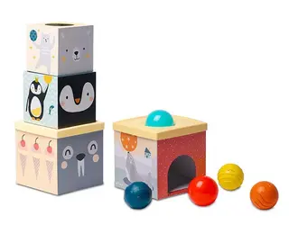 Produktfoto för Taf Toys North Pole Ball Drop Stacker