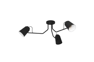 Produktfoto för Taklampa Eglo Loreto - Svart/Vit