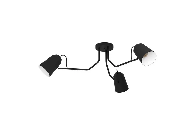 Bild 1 för Taklampa Eglo Loreto - Svart/Vit