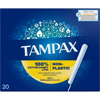 Produktfoto för Tampax Regular Tampons With Cardboard Applicator