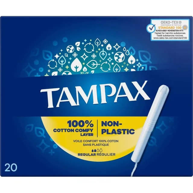 Alternativ bild 0 för Tampax Regular Tampons With Cardboard Applicator