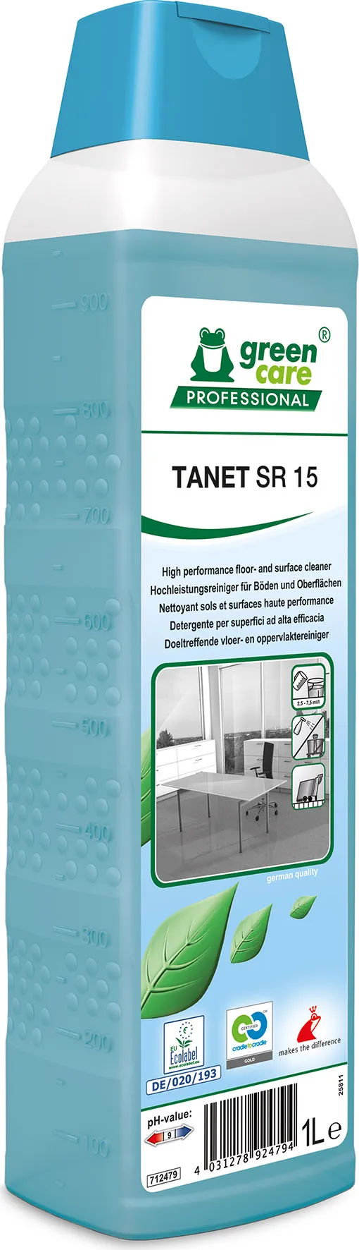 Alternativ bild 0 för Tana Rengöring TANET SR 15 1l
