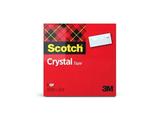Produktfoto för Tape 3M 600 Scotch klar 19mmx33m