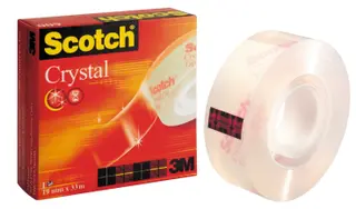 Produktfoto för Tape 3M 600 Scotch klar 19mmx33m