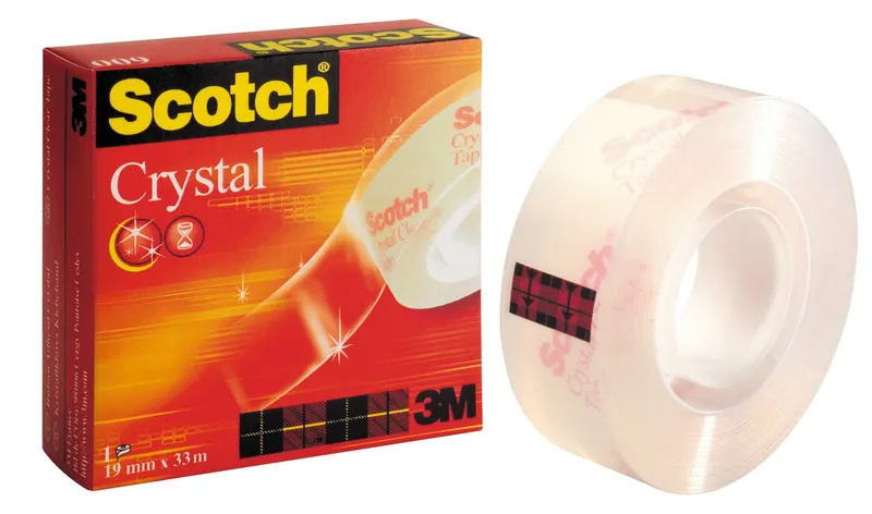 Alternativ bild 0 för Tape 3M 600 Scotch klar 19mmx33m