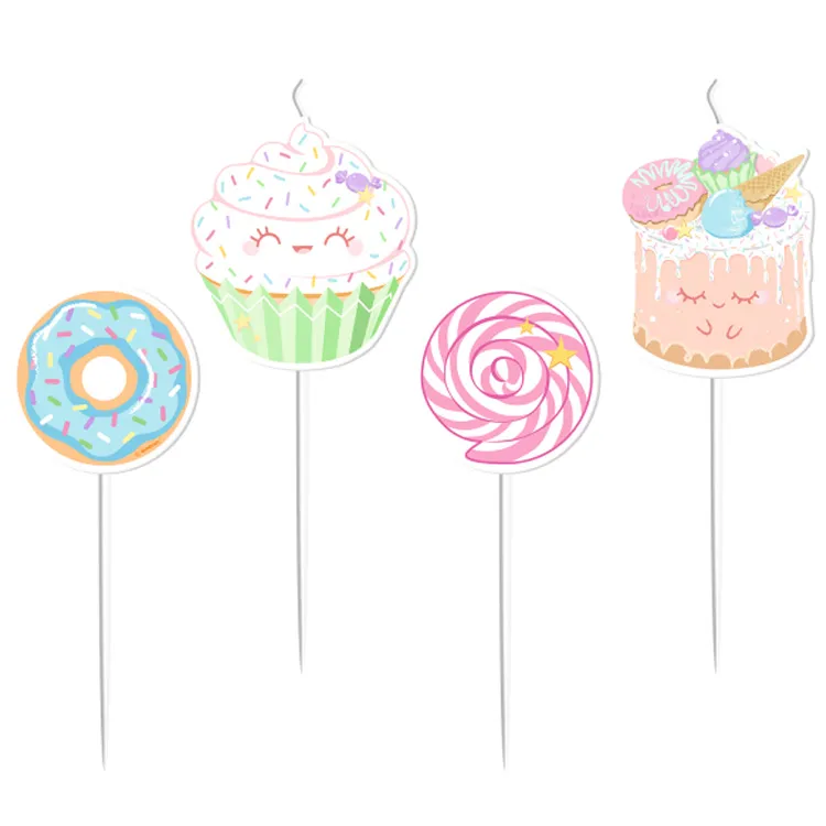 Alternativ bild 0 för Tårtljus "Crazy Cake" 4-pack
