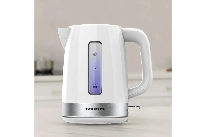 Bild 2 för Taurus Vattenkokare Kettle Aroa White - Vit - 2200 W