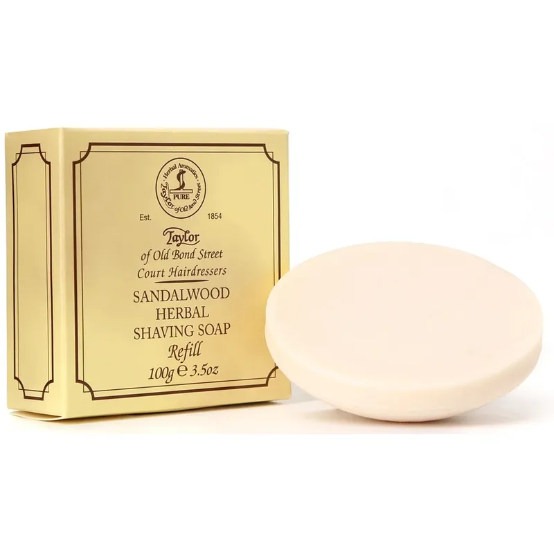 Bild 1 för Taylor of Old Bond Street Sandalwood Shaving Soap Refill 100 g