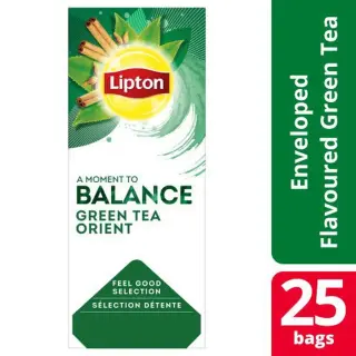 Produktfoto för Te Lipton Green orient, förpackning med 25 tebitar
