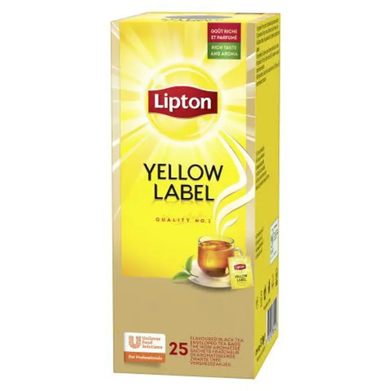 Alternativ bild 0 för Te Lipton Yellow Label, pakke a 25 breve