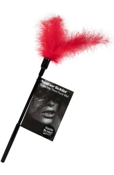 Bild 2 för Tease Me Then Fuck Me Feather Tickler - Red