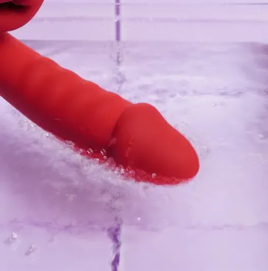 Bild 2 för Teazers: Dildo with Clitoris Stimulator