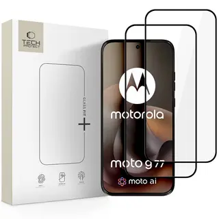 Produktfoto för Tech-Protect [2-Pack] Motorola Moto G67/G77 Härdat glas