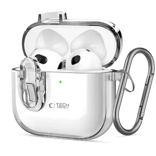 Produktfoto för Tech-Protect Airpods 4 Skal Slim Hook - clear