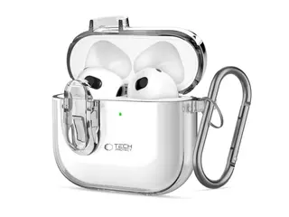 Produktfoto för Tech-Protect Airpods 4 Skal Slim Hook - clear