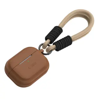 Produktfoto för Tech-Protect Airpods Pro 1/2 Skal Silikon Rope - Brun