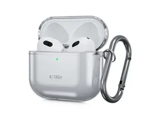 Produktfoto för Tech-Protect Apple Airpods 4 Skal Flexair - Ash Grå