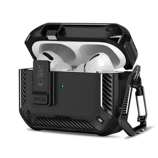Produktfoto för Tech-Protect Apple Airpods Pro 3 Skal Magsafe Carbonox - Svart