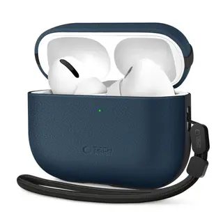 Produktfoto för Tech-Protect Apple Airpods Pro 3 Skal Natural Fit - Marinblå