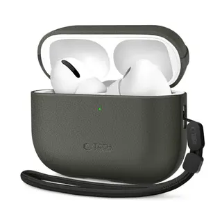 Produktfoto för Tech-Protect Apple Airpods Pro 3 Skal Natural Fit - Olive Grön