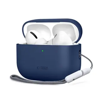 Produktfoto för Tech-Protect Apple Airpods Pro 3 Skal Silikon - Marinblå