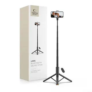 Produktfoto för Tech-Protect Bluetooth Selfie Stick Tripod - Svart