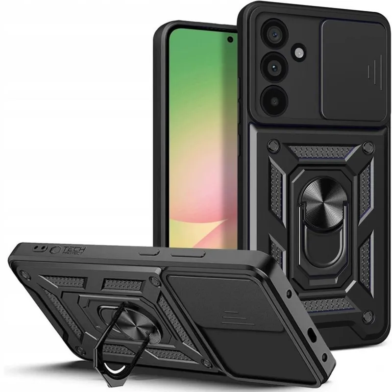 Alternativ bild 0 för Tech-Protect CamShield Pro Skal till Samsung Galaxy A37 5G - Svart