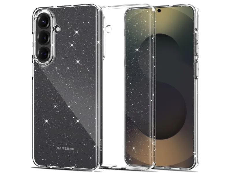Alternativ bild 0 för Tech-Protect FlexAir Skal till Samsung Galaxy S26 - Transparent/Glitter