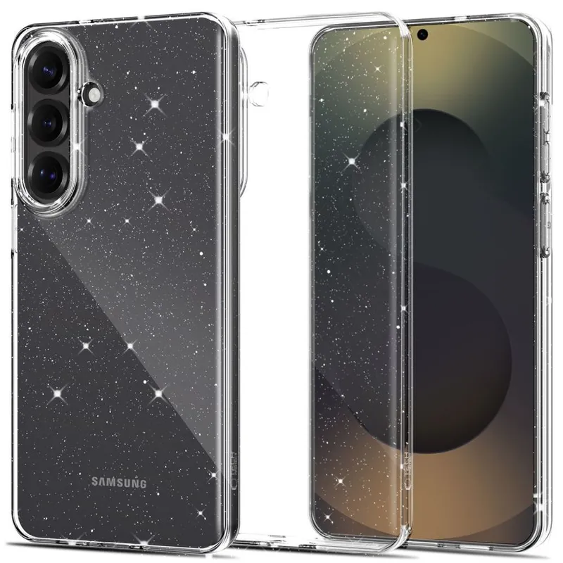 Alternativ bild 0 för Tech-Protect FlexAir Skal till Samsung Galaxy S26 - Transparent/Glitter