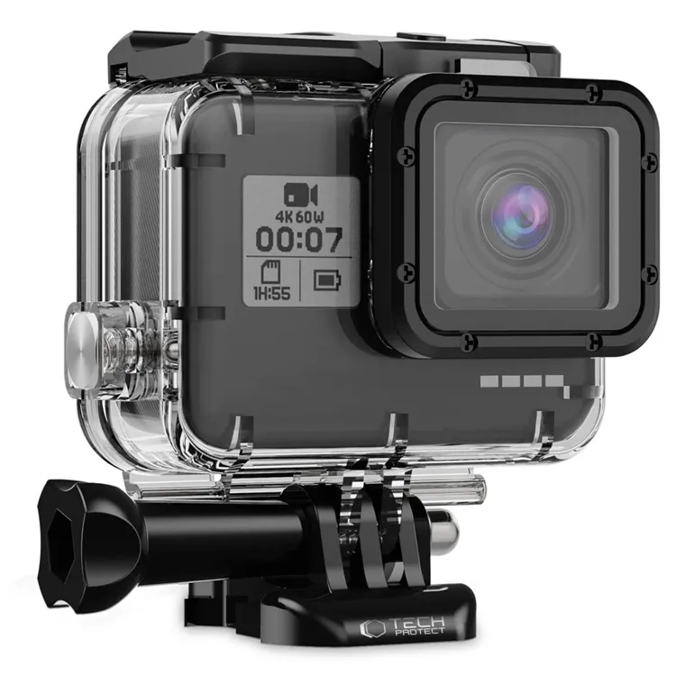 Alternativ bild 0 för TECH-PROTECT GA200 WATERPROOF CASE GOPRO HERO 5 / 6 / 7 CLEAR